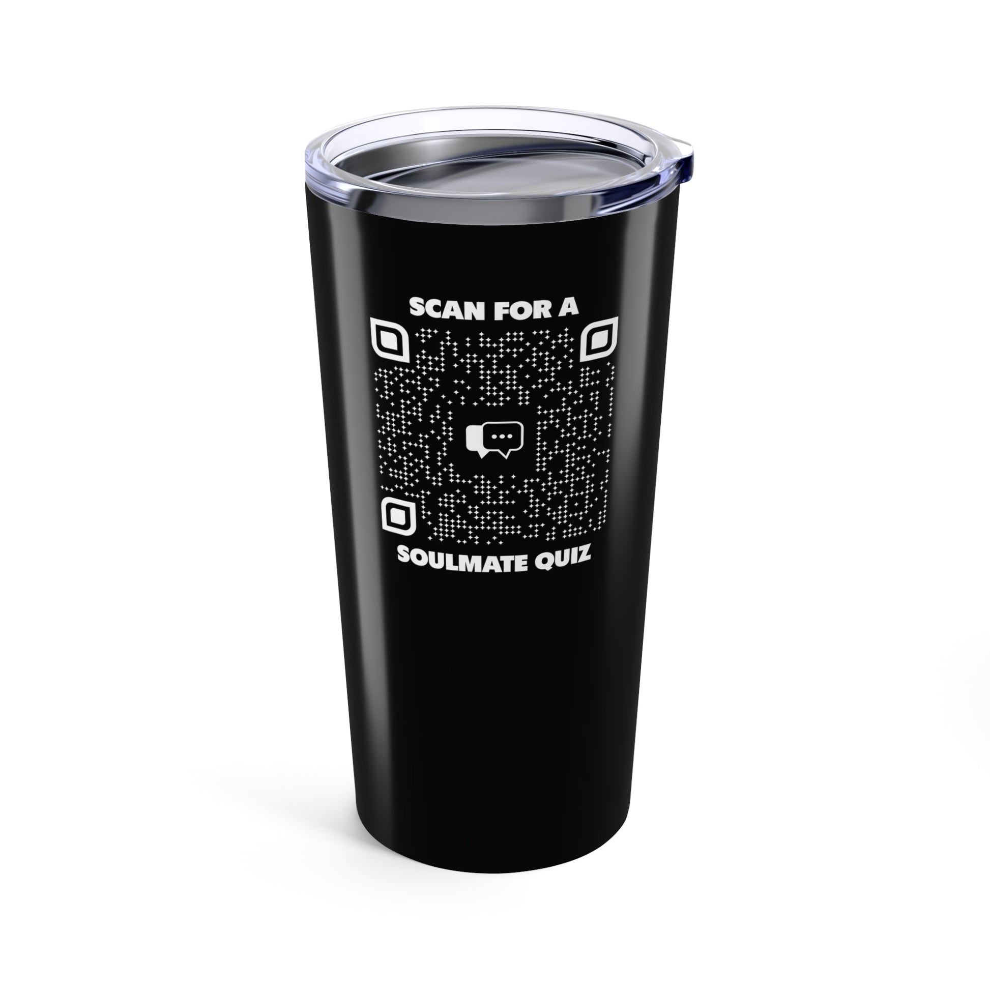 Dating – Tumbler – Black – Scan for a Soulmate Quiz - QR NATION