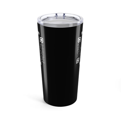 Dating – Tumbler – Black – Scan to DM Me - QR NATION