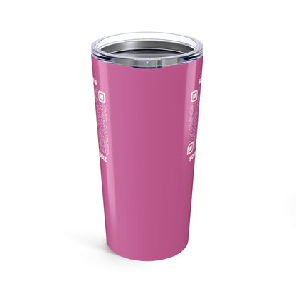 Dating – Tumbler – Pink – Scan for a Soulmate Quiz - QR NATION
