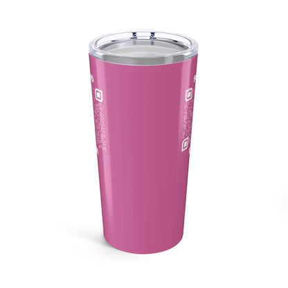 Dating – Tumbler – Pink – Scan to DM Me - QR NATION