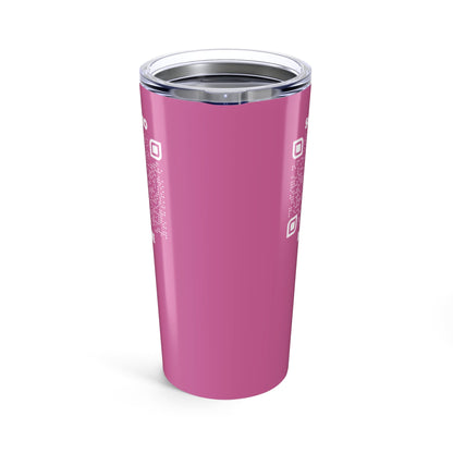 Dating – Tumbler – Pink – Scan to DM Me - QR NATION