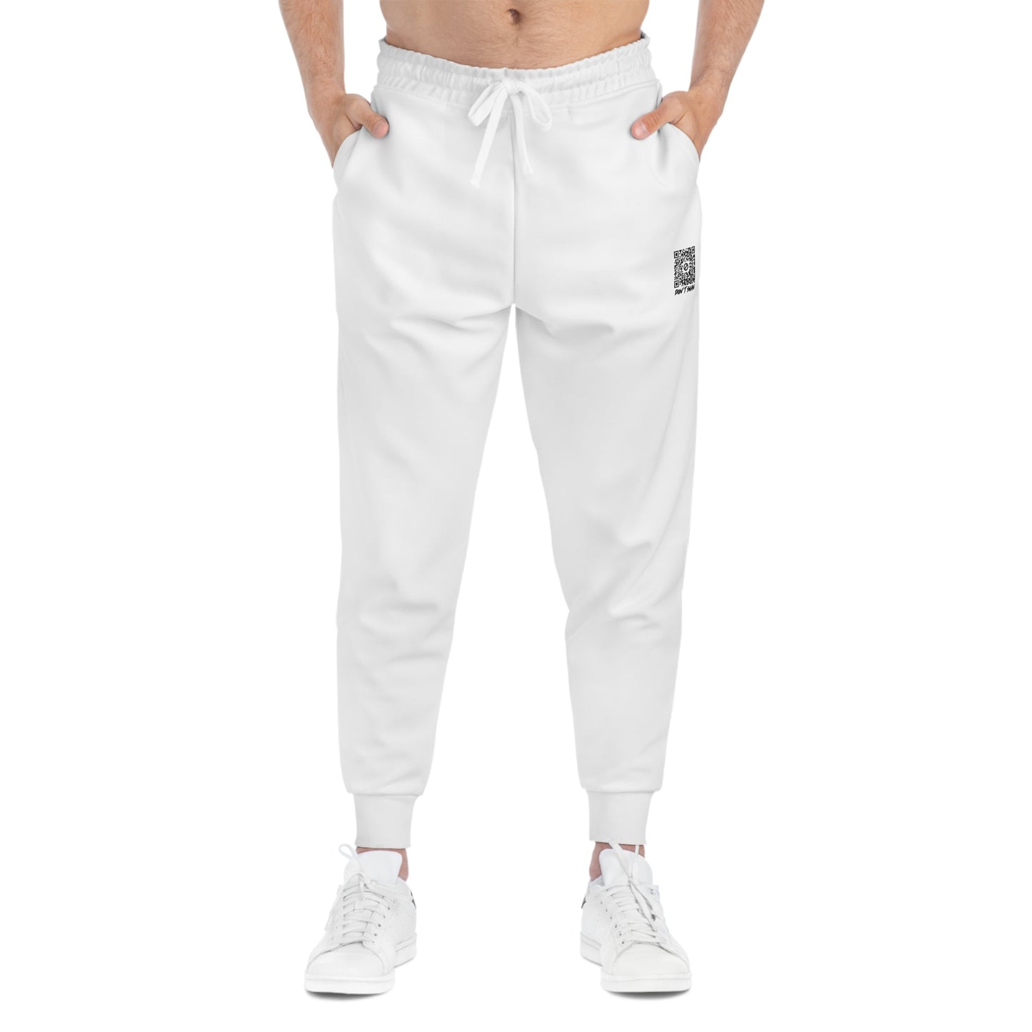 Don't Scan - Joggers - White - QR NATION