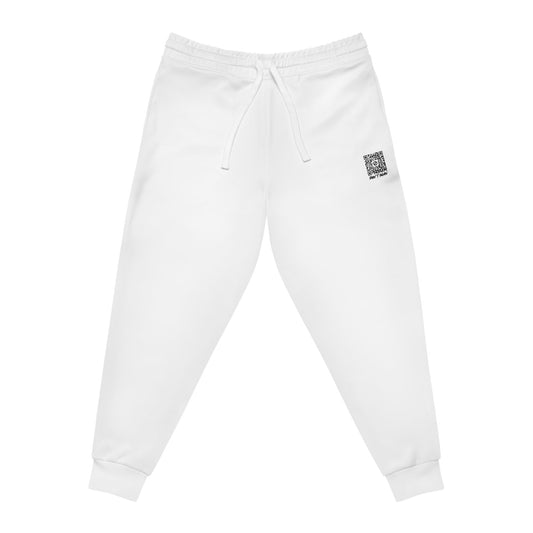 Don't Scan - Joggers - White - QR NATION