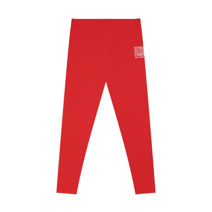 Don't Scan - Leggings - Red - QR NATION