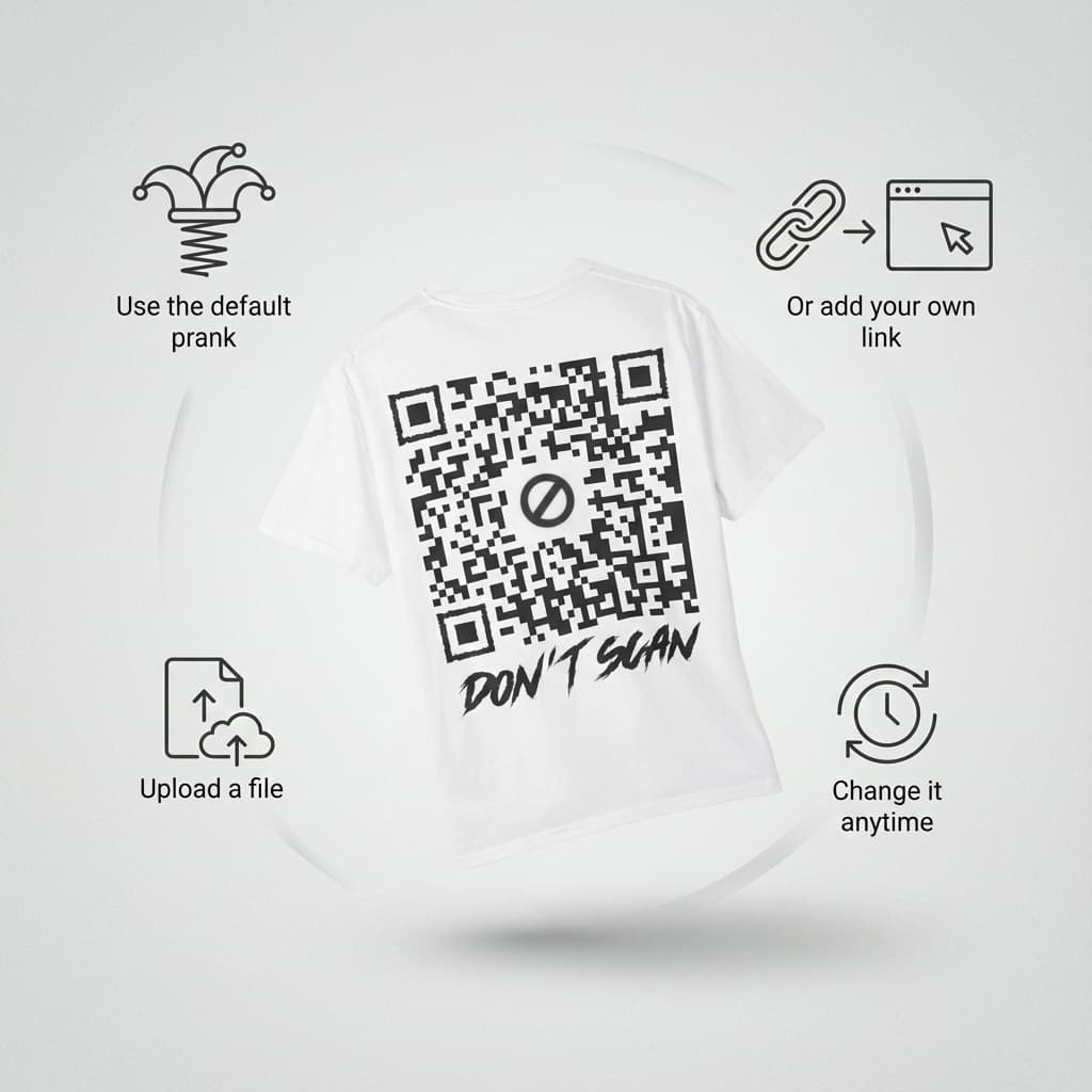 Don't Scan – T-shirt - QR NATION