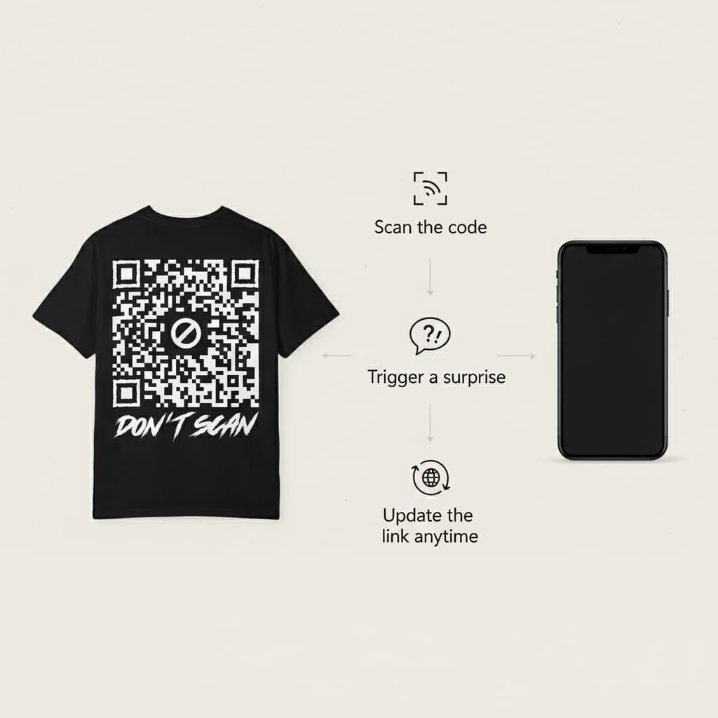 Don't Scan – T-shirt - QR NATION