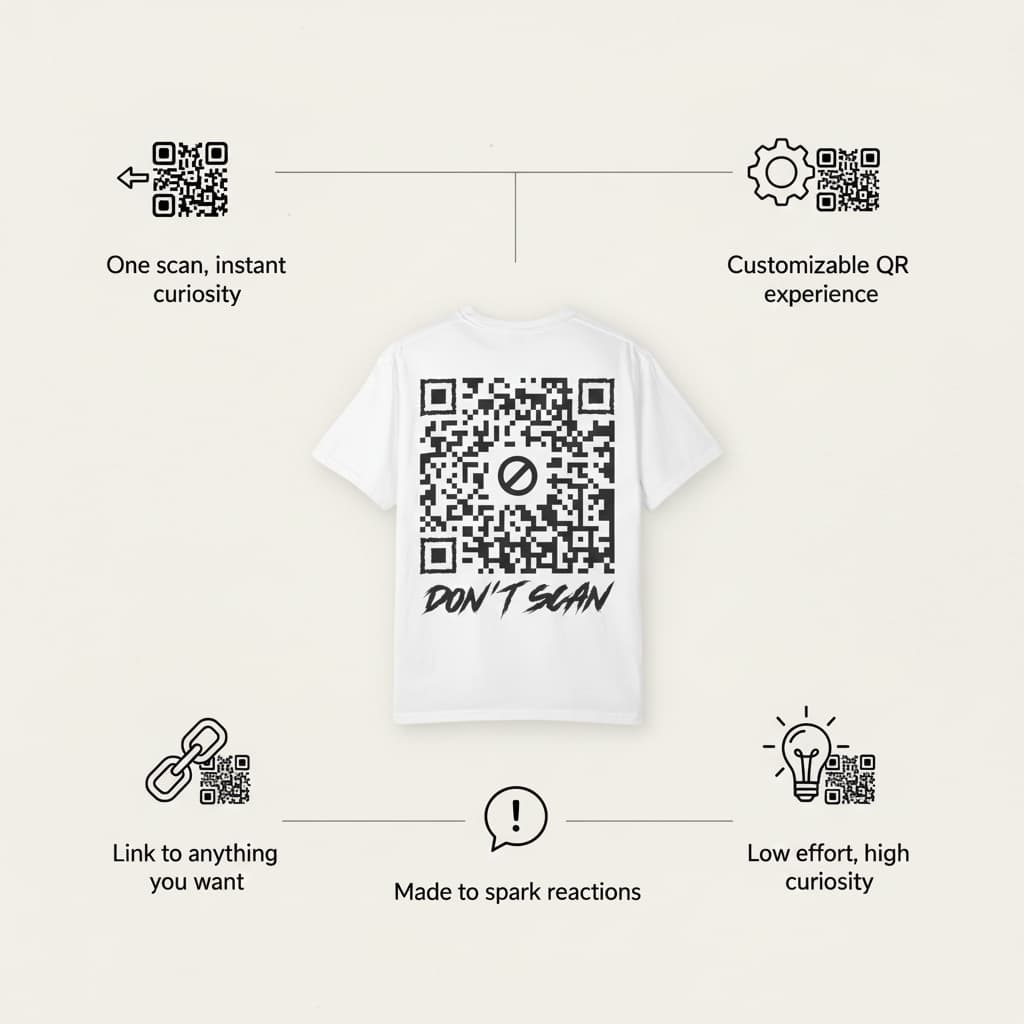 Don't Scan – T-shirt - QR NATION