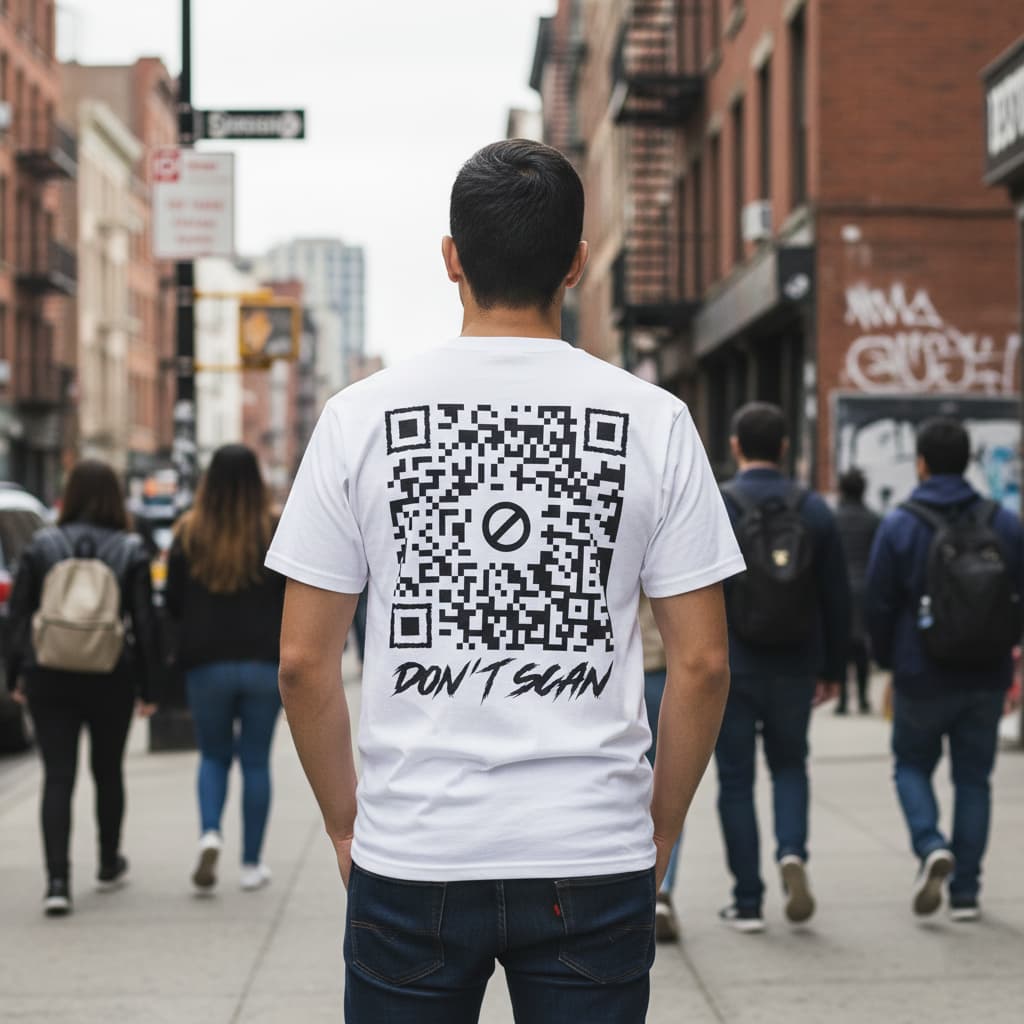 Don't Scan – T-shirt - QR NATION