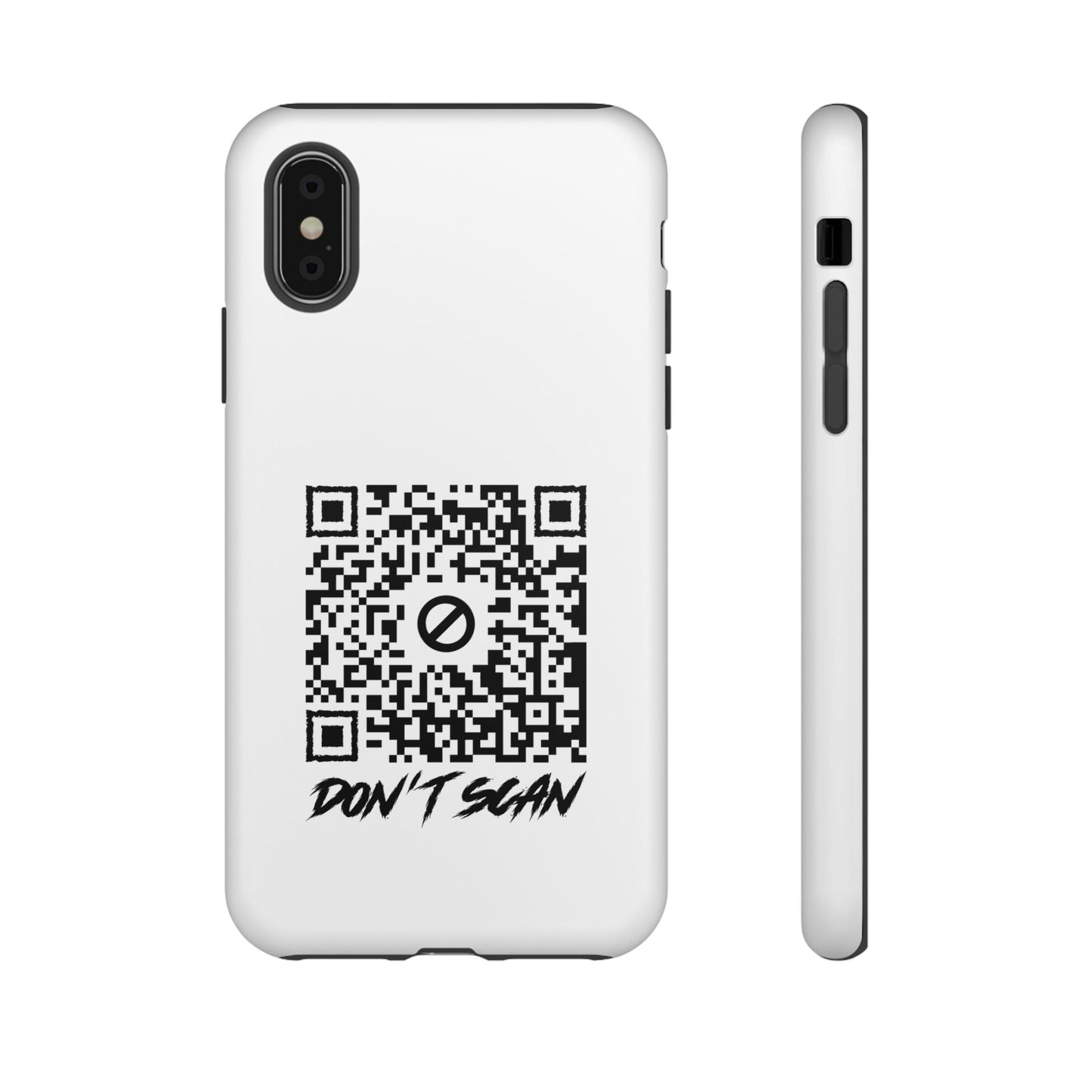 Don't Scan – Tough Case – White - QR NATION