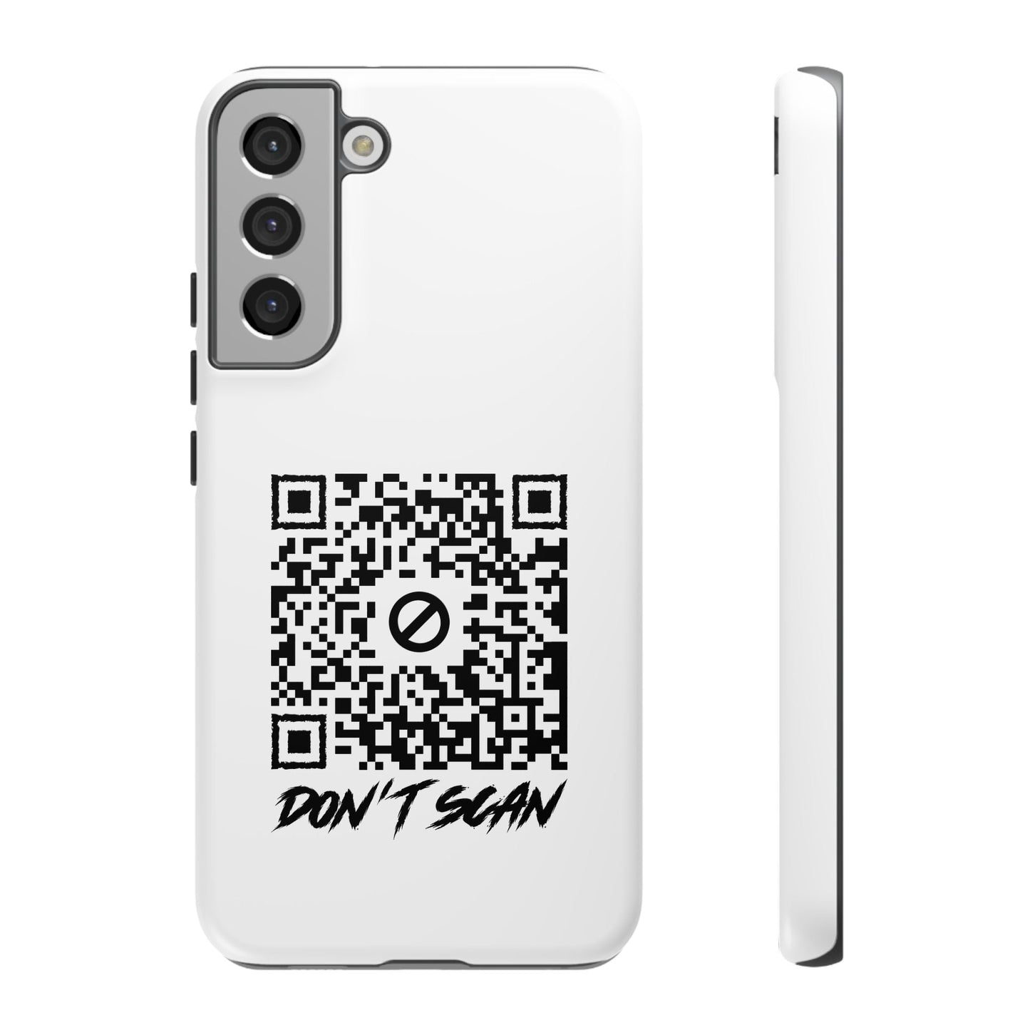Don't Scan – Tough Case – White - QR NATION