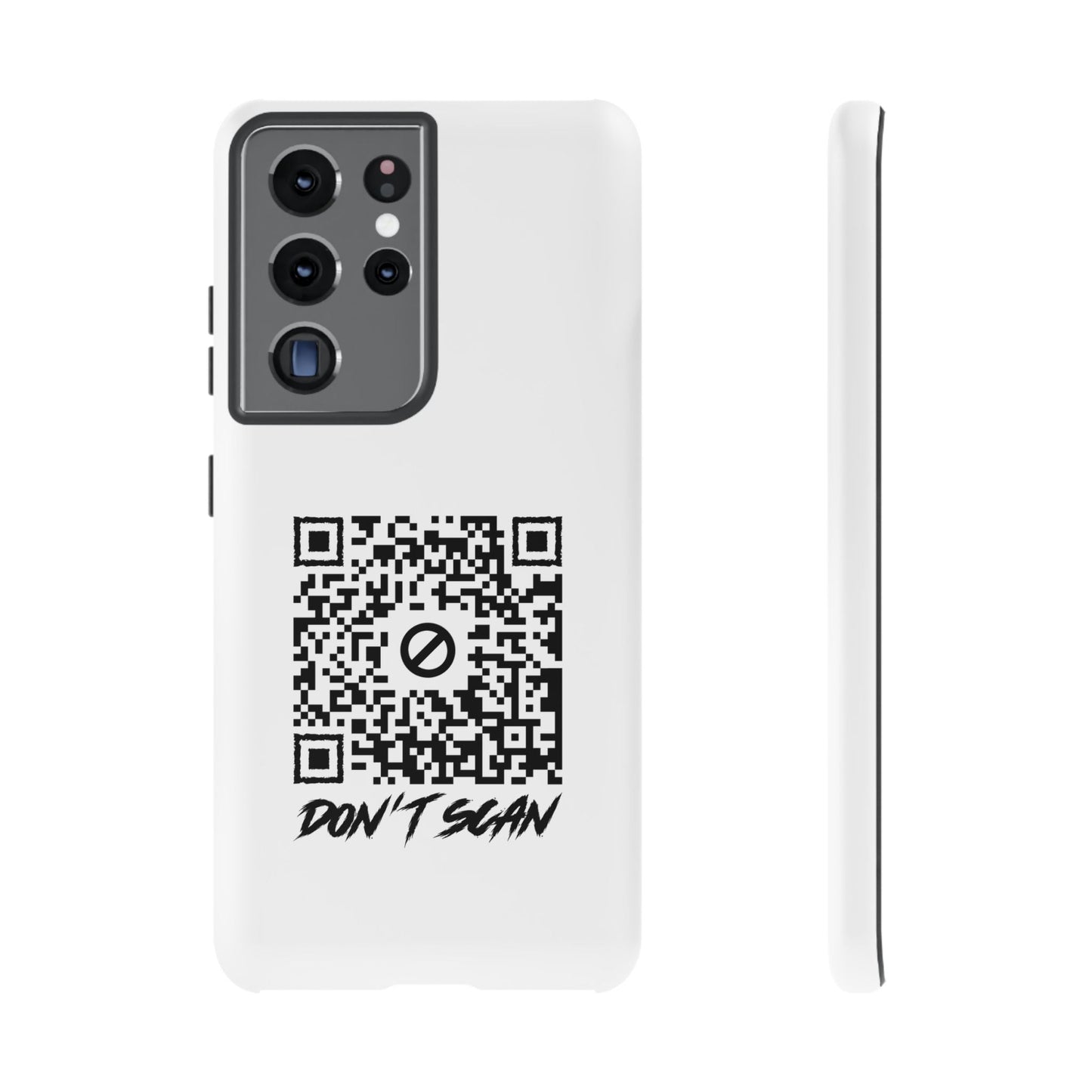 Don't Scan – Tough Case – White - QR NATION