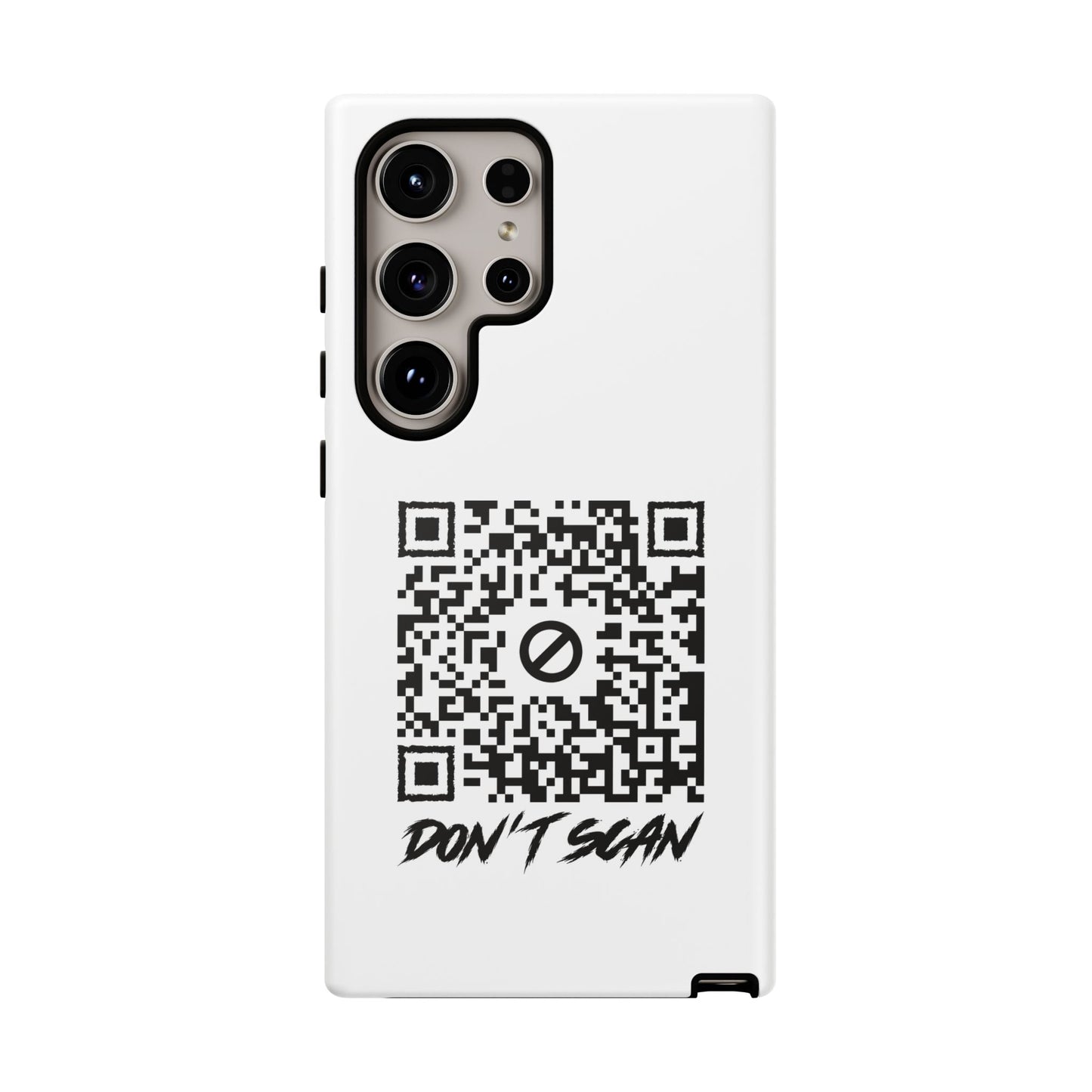 Don't Scan – Tough Case – White - QR NATION