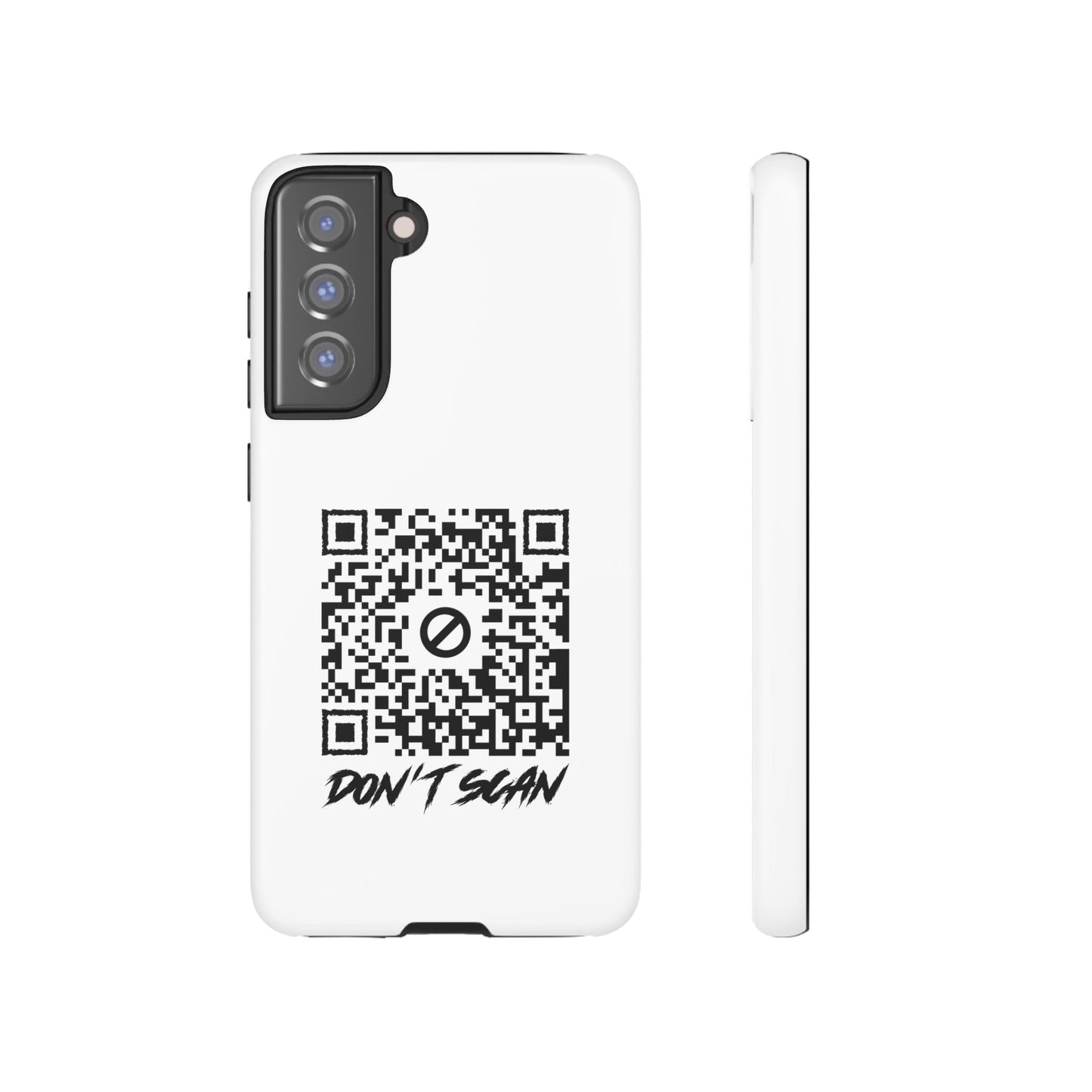 Don't Scan – Tough Case – White - QR NATION