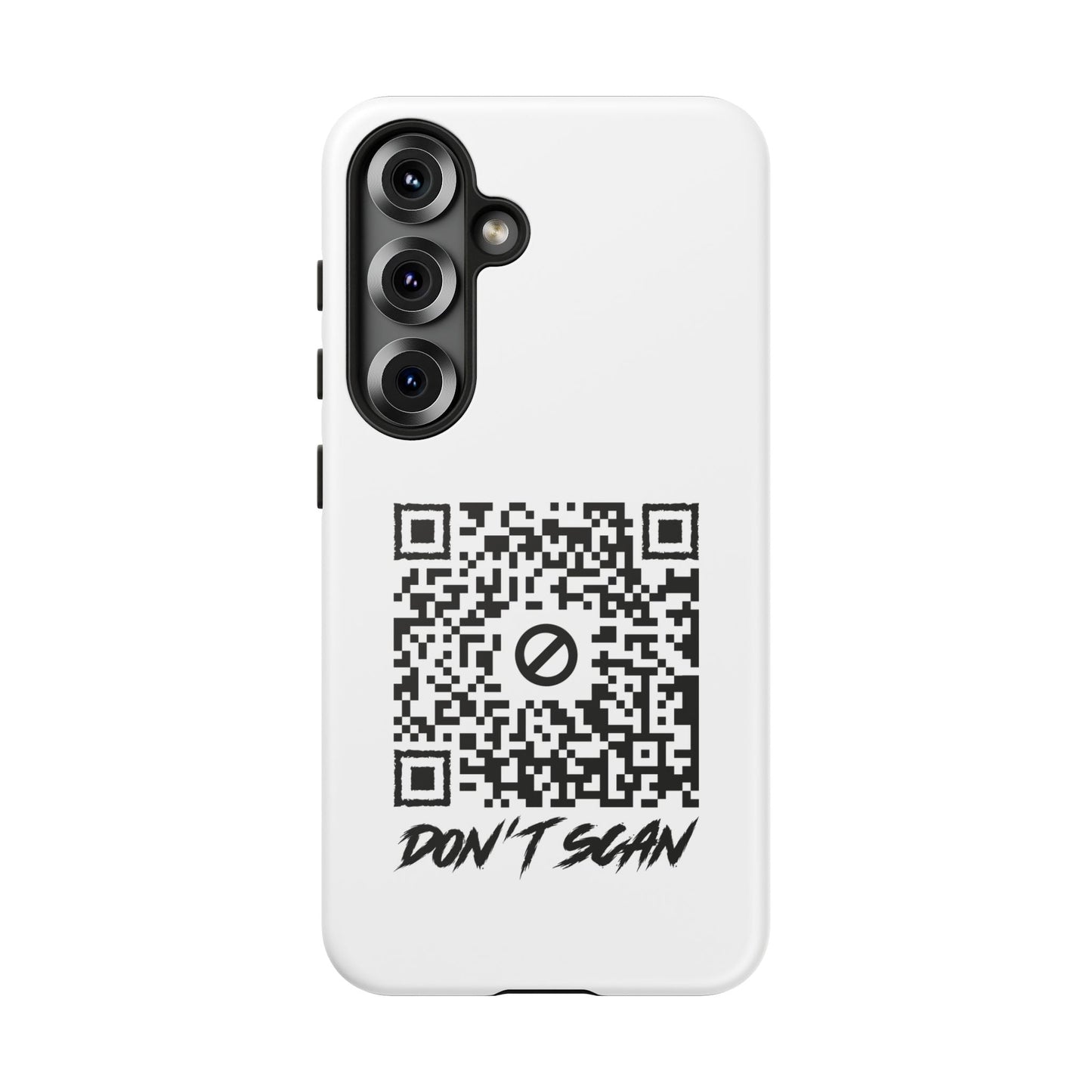 Don't Scan – Tough Case – White - QR NATION