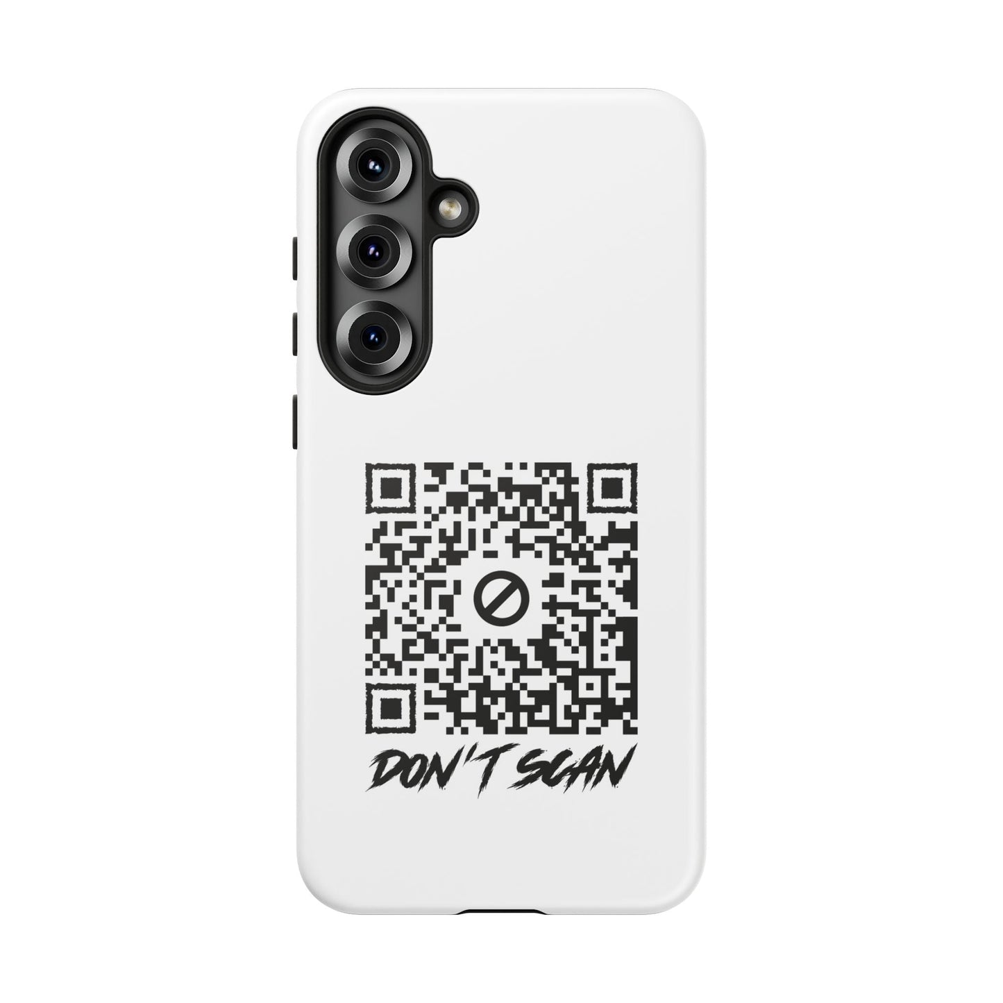 Don't Scan – Tough Case – White - QR NATION