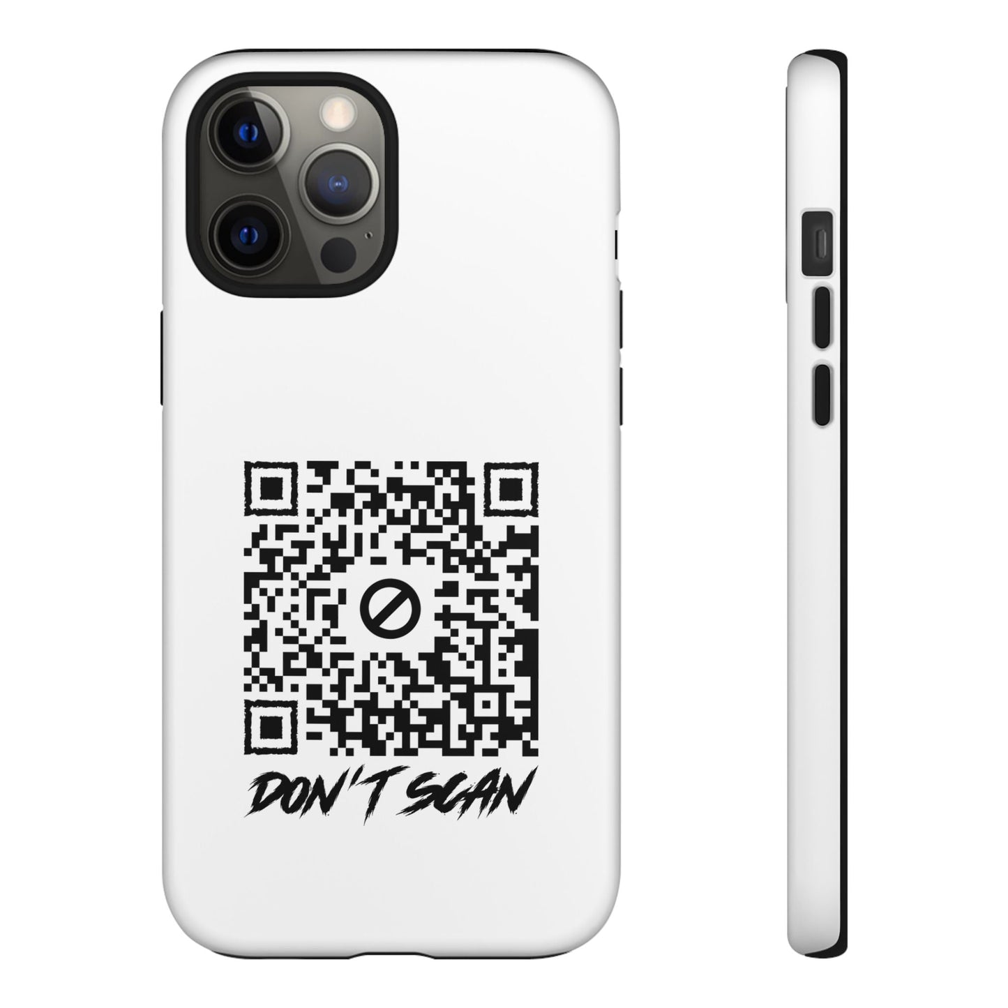 Don't Scan – Tough Case – White - QR NATION