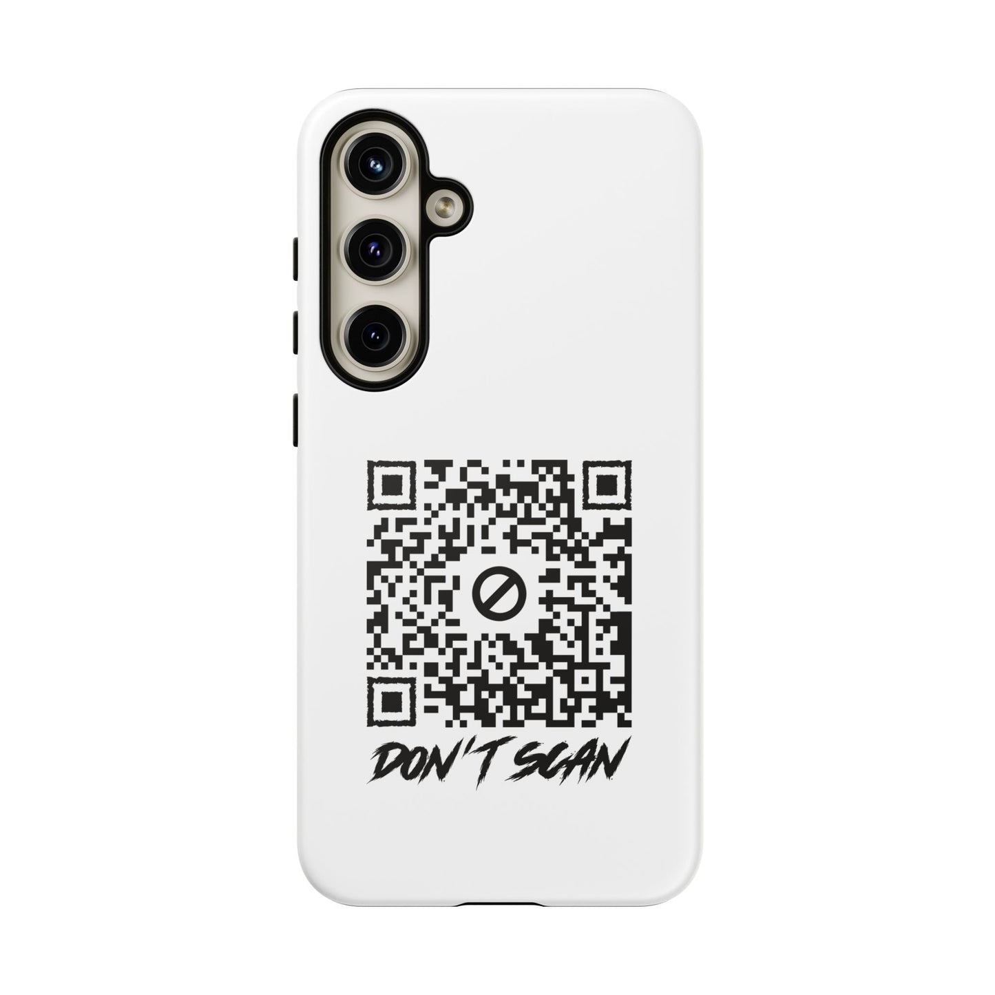 Don't Scan – Tough Case – White - QR NATION