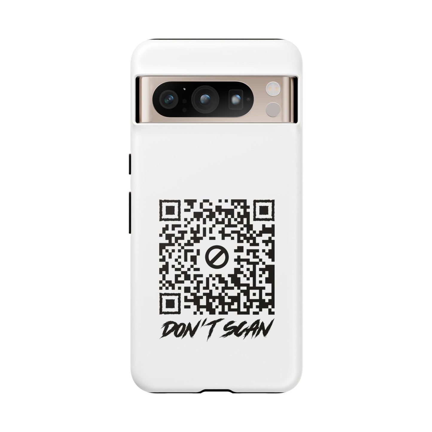 Don't Scan – Tough Case – White - QR NATION