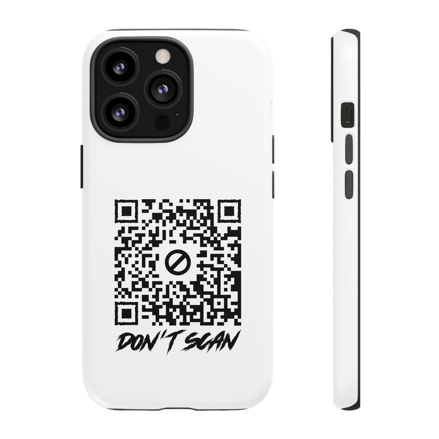 Don't Scan – Tough Case – White - QR NATION