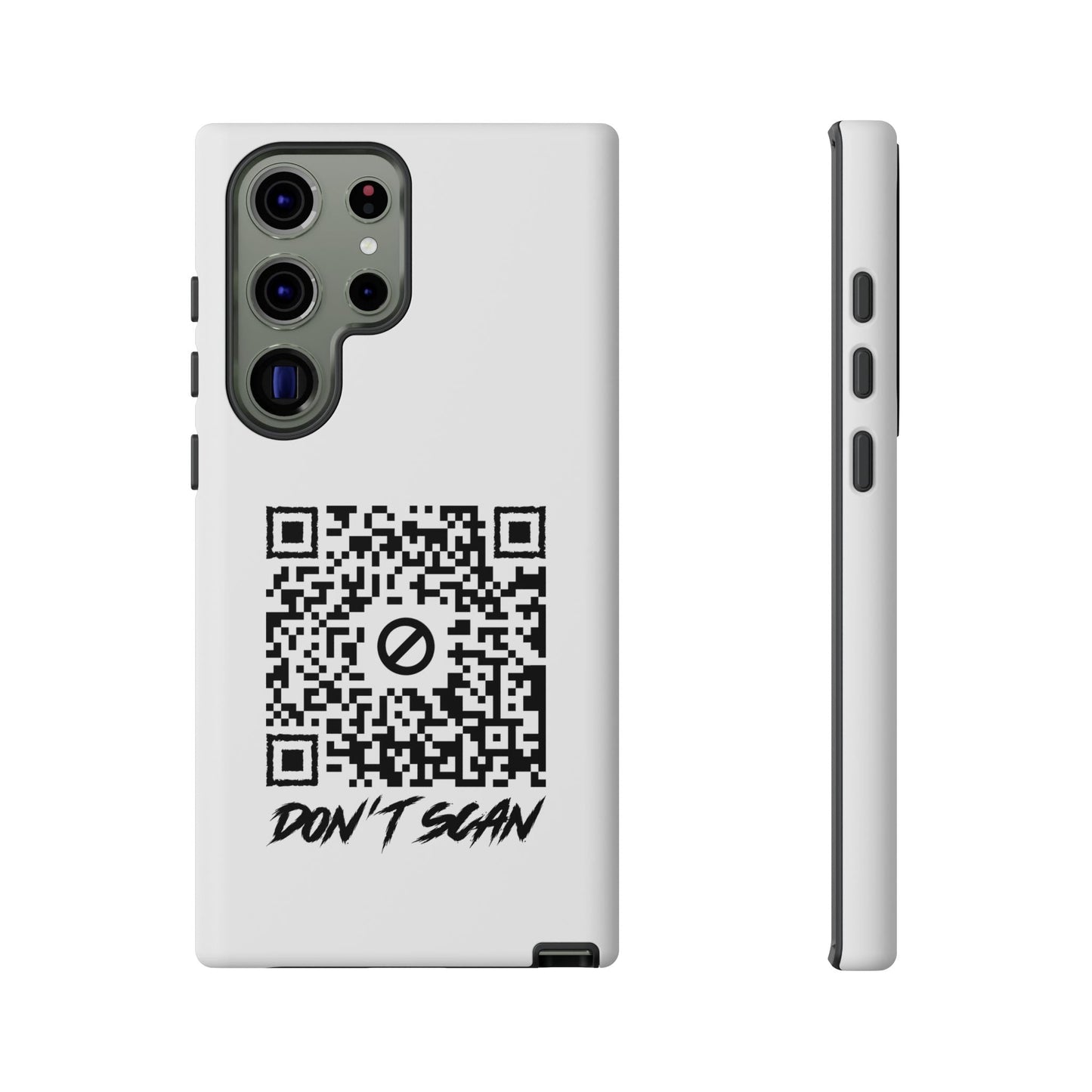 Don't Scan – Tough Case – White - QR NATION