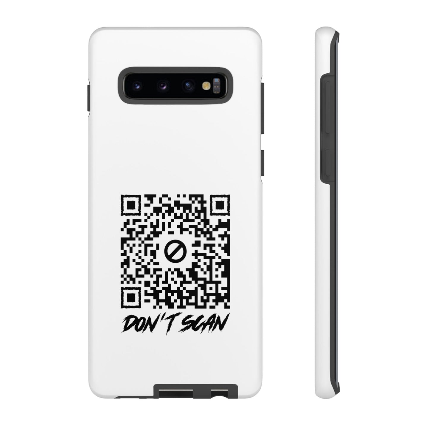 Don't Scan – Tough Case – White - QR NATION