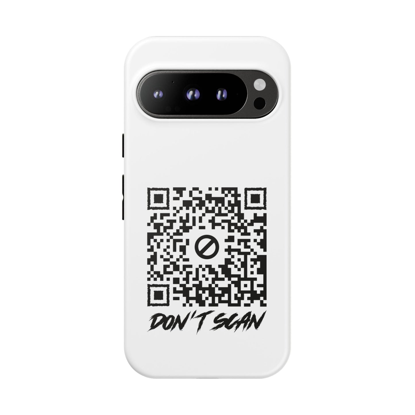 Don't Scan – Tough Case – White - QR NATION