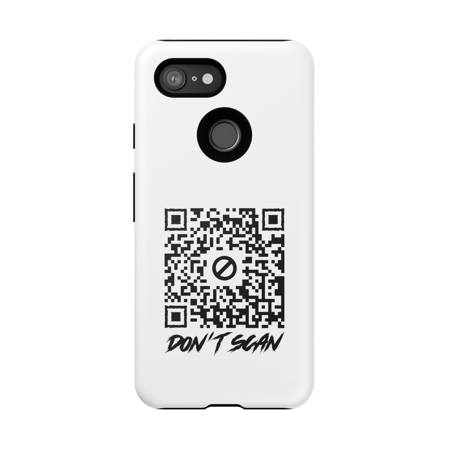 Don't Scan – Tough Case – White - QR NATION