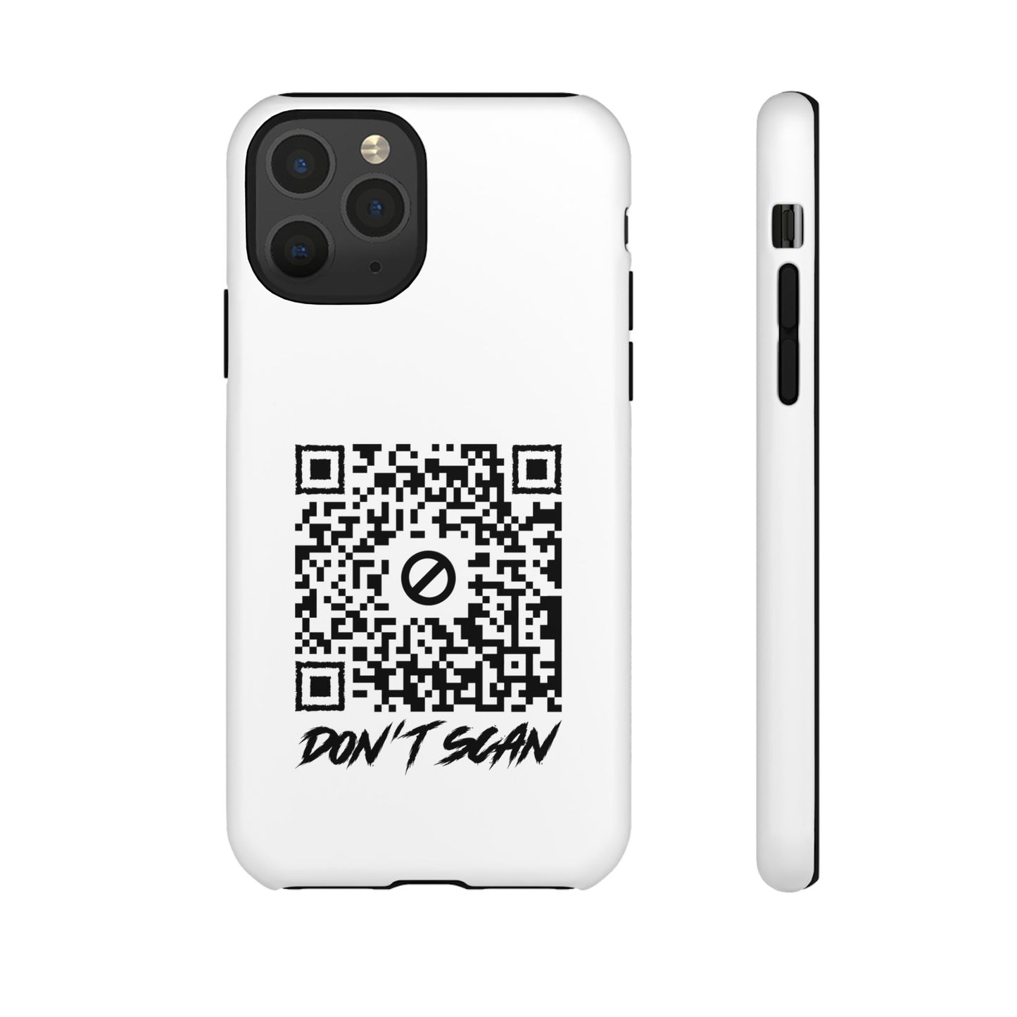 Don't Scan – Tough Case – White - QR NATION