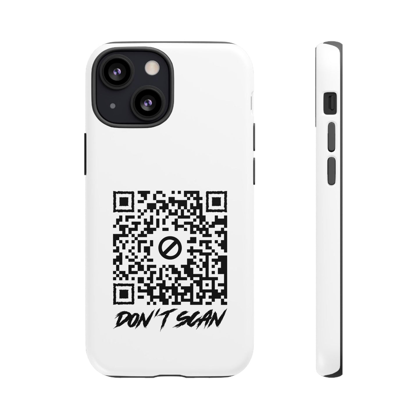 Don't Scan – Tough Case – White - QR NATION
