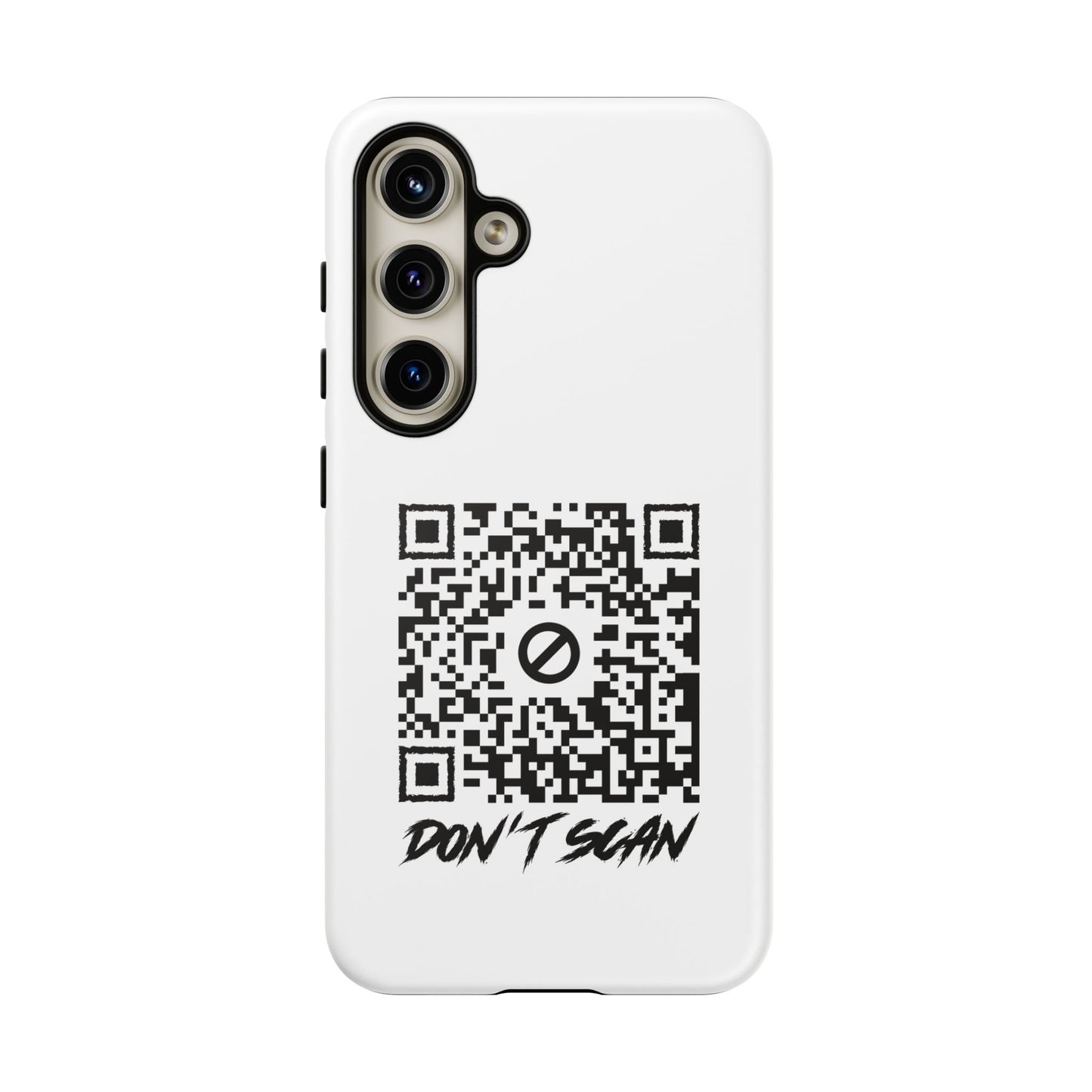 Don't Scan – Tough Case – White - QR NATION