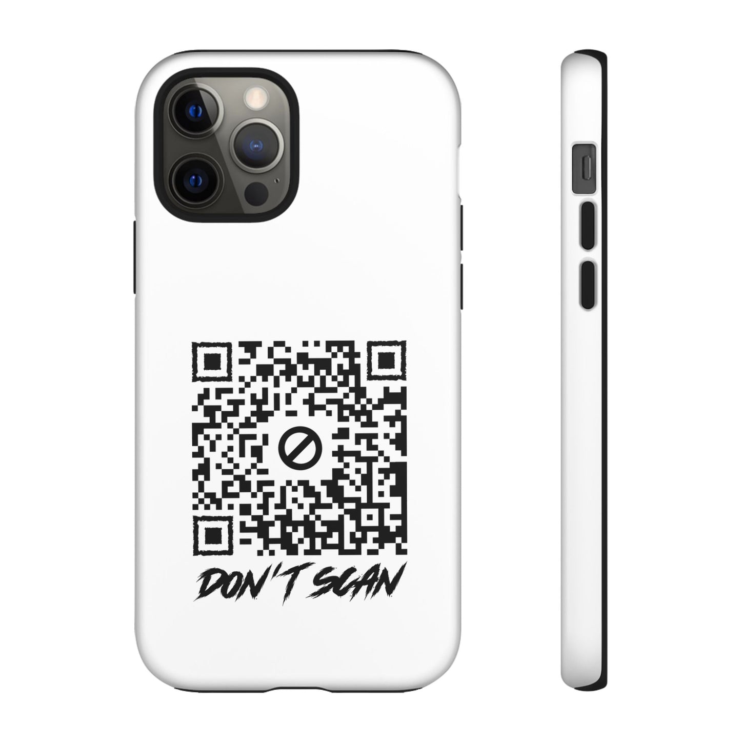 Don't Scan – Tough Case – White - QR NATION