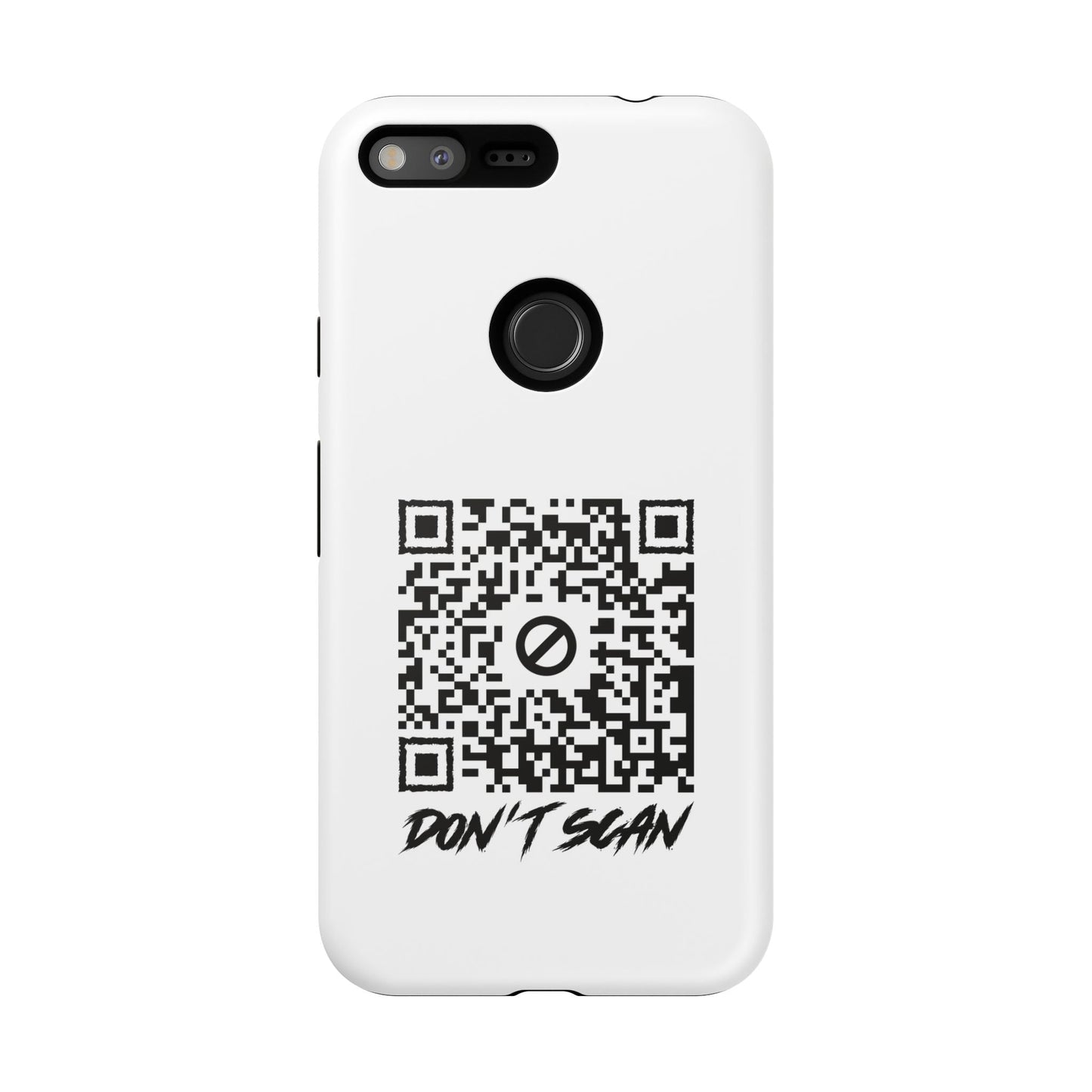 Don't Scan – Tough Case – White - QR NATION