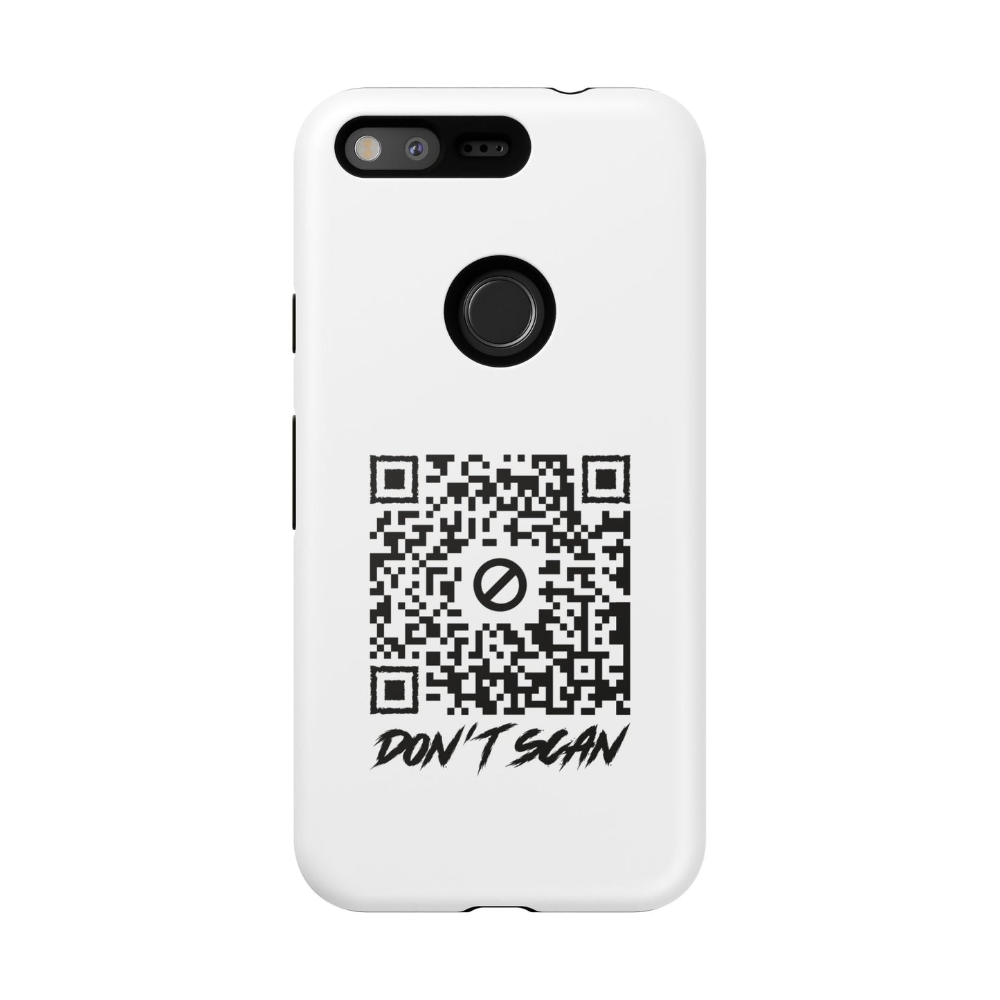 Don't Scan – Tough Case – White - QR NATION