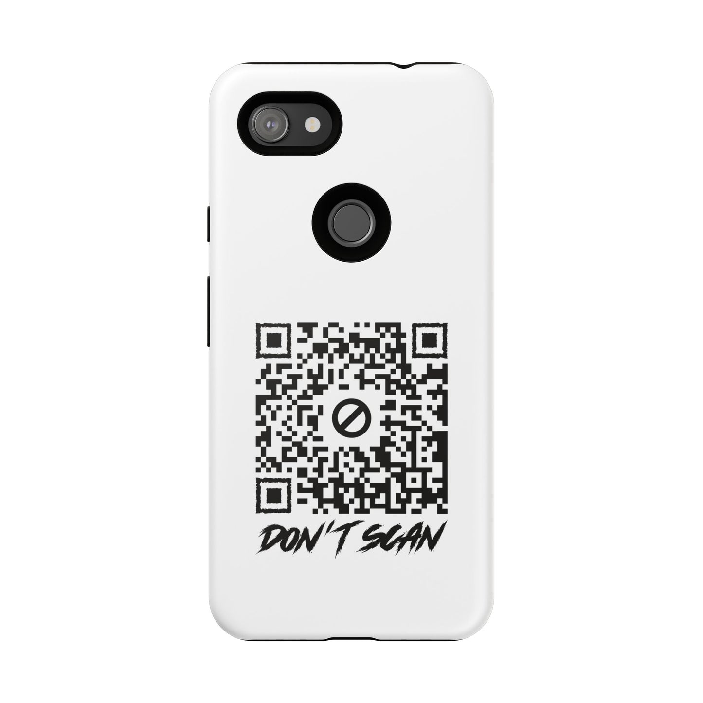Don't Scan – Tough Case – White - QR NATION
