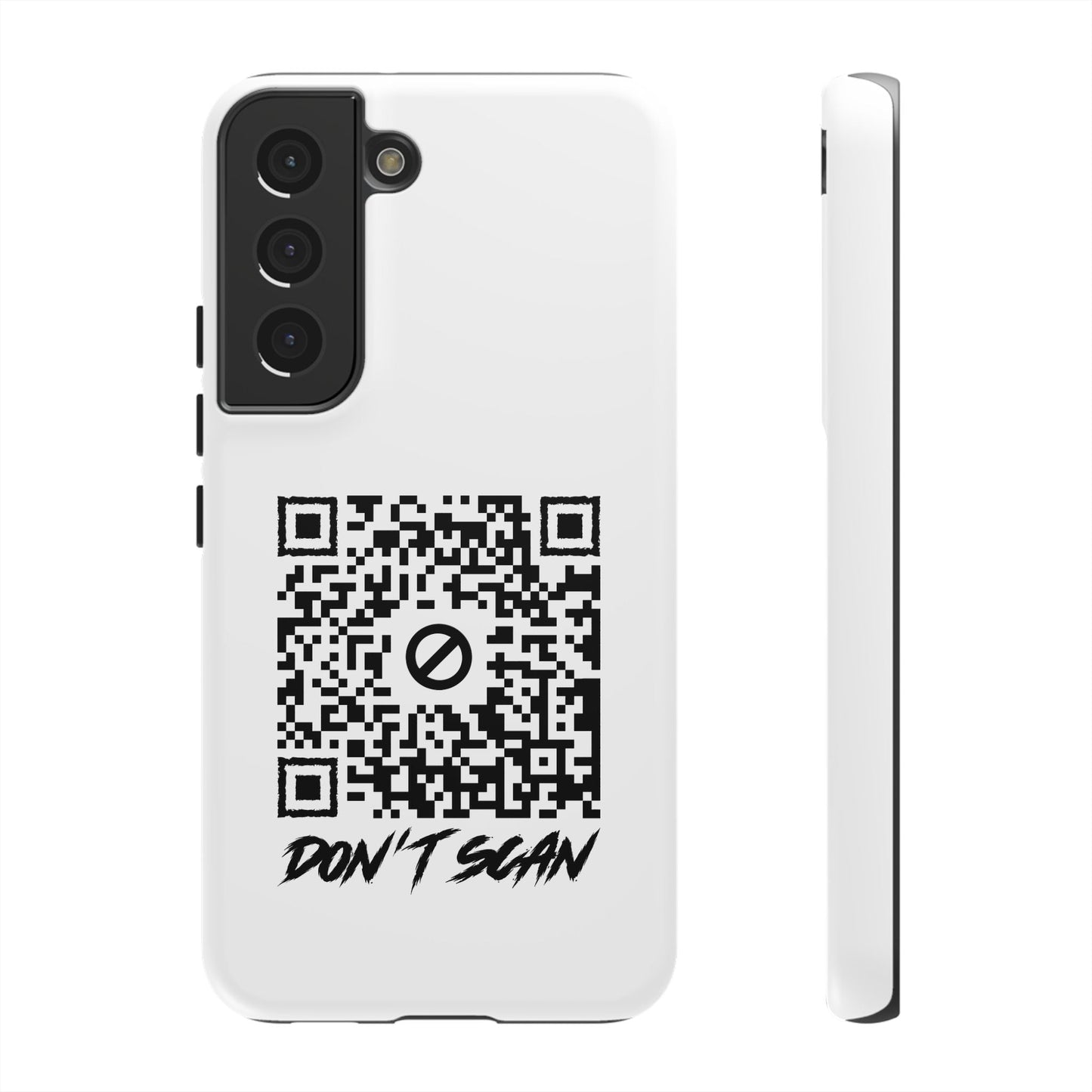 Don't Scan – Tough Case – White - QR NATION