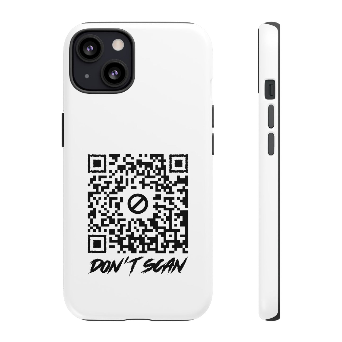 Don't Scan – Tough Case – White - QR NATION