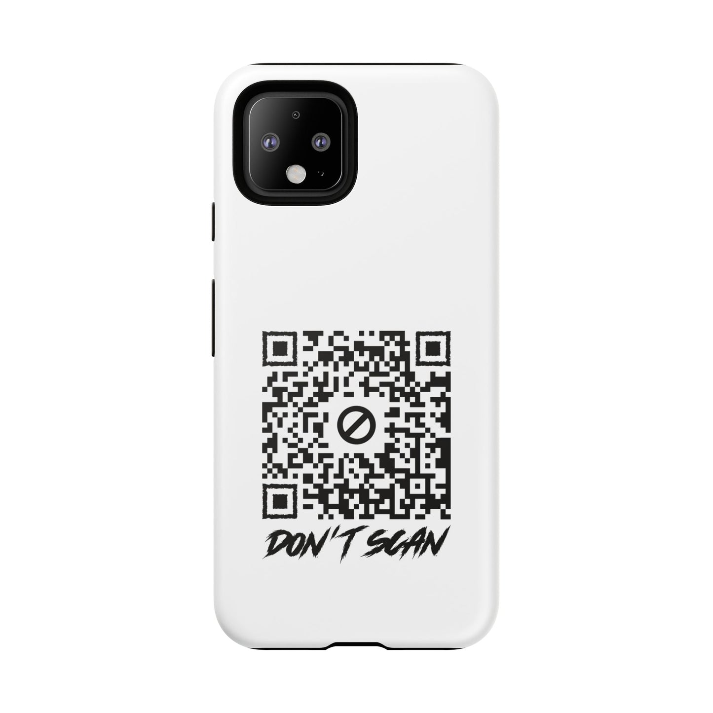 Don't Scan – Tough Case – White - QR NATION