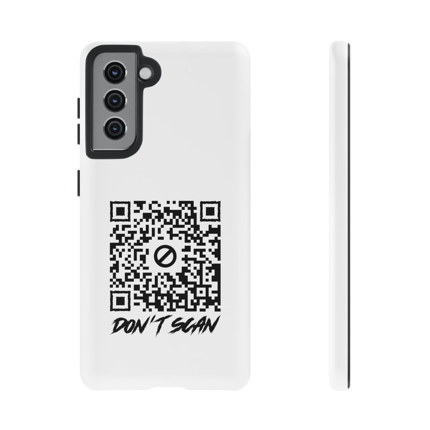 Don't Scan – Tough Case – White - QR NATION