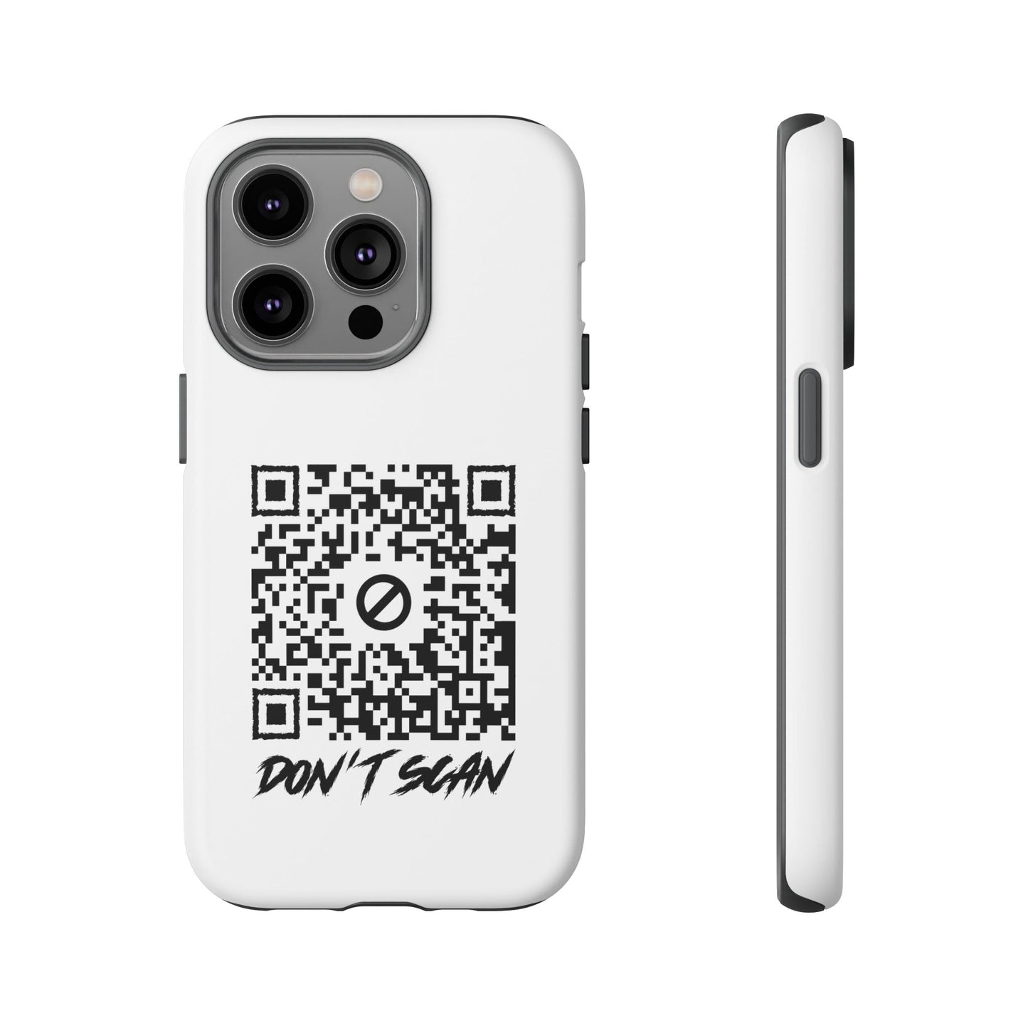 Don't Scan – Tough Case – White - QR NATION