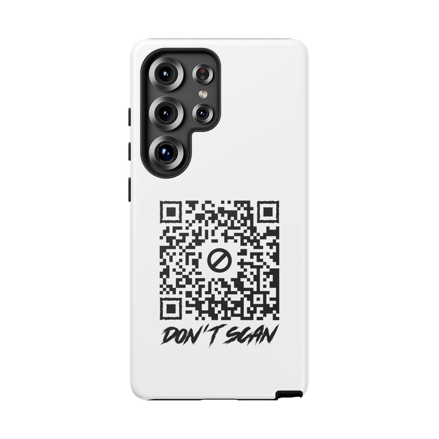 Don't Scan – Tough Case – White - QR NATION