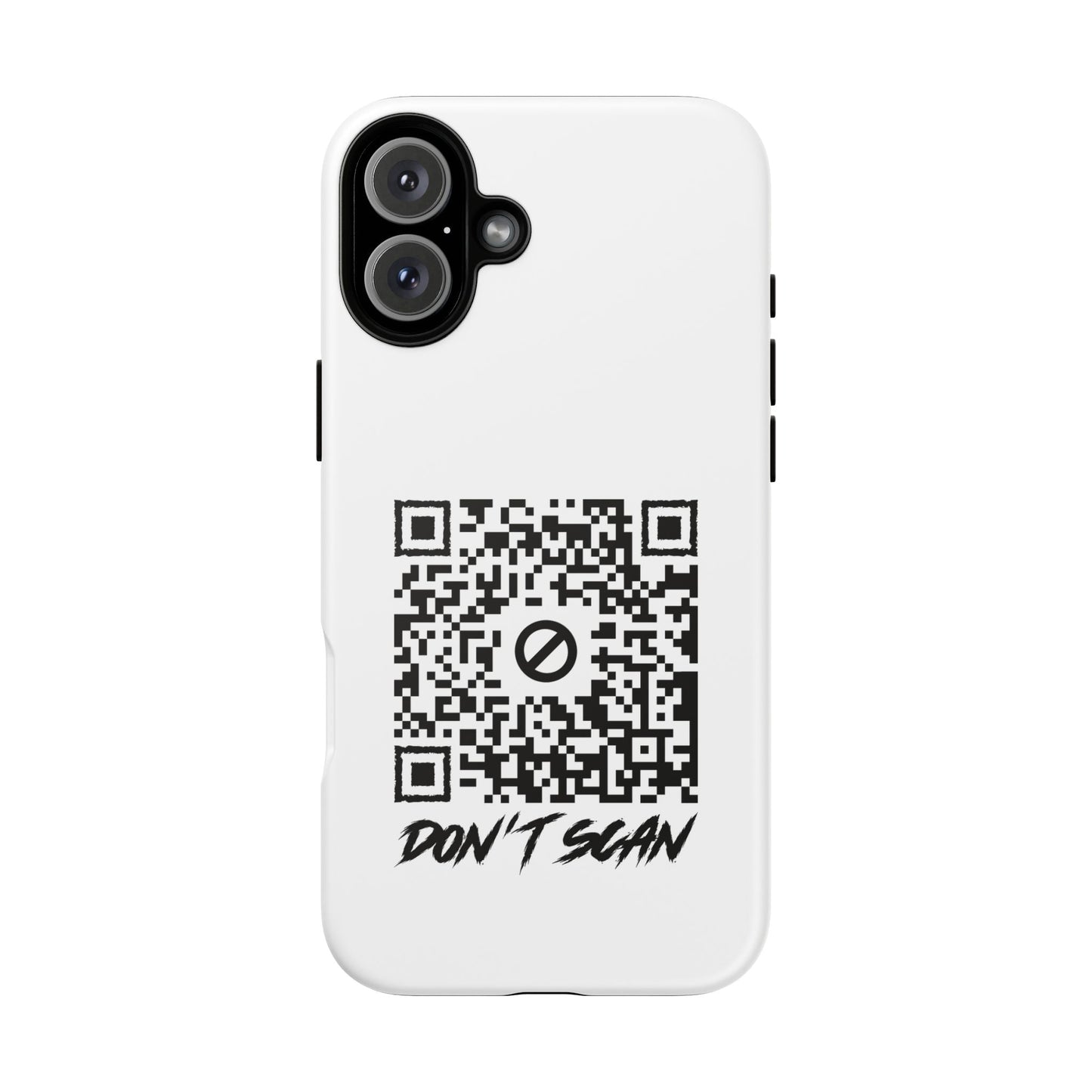 Don't Scan – Tough Case – White - QR NATION
