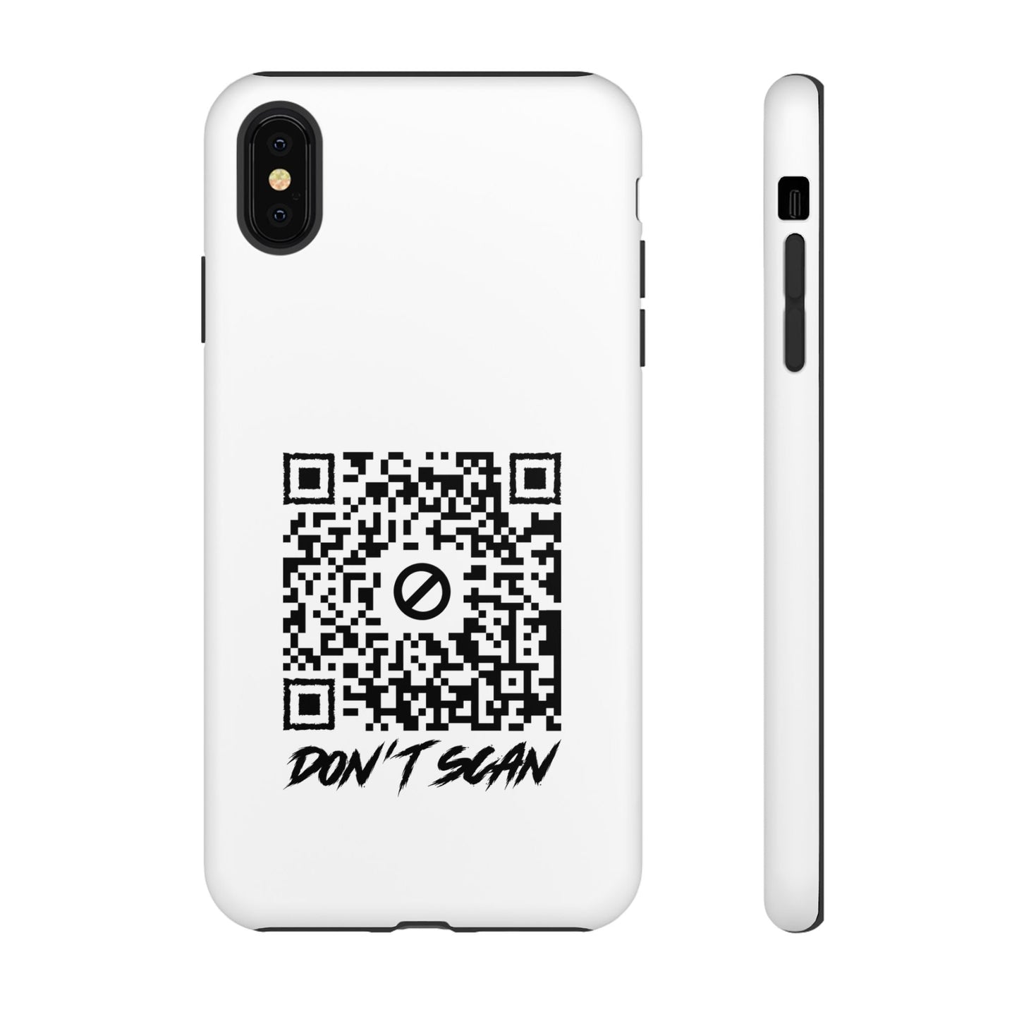 Don't Scan – Tough Case – White - QR NATION