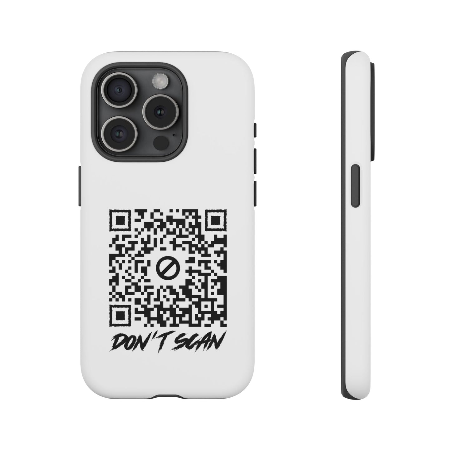Don't Scan – Tough Case – White - QR NATION
