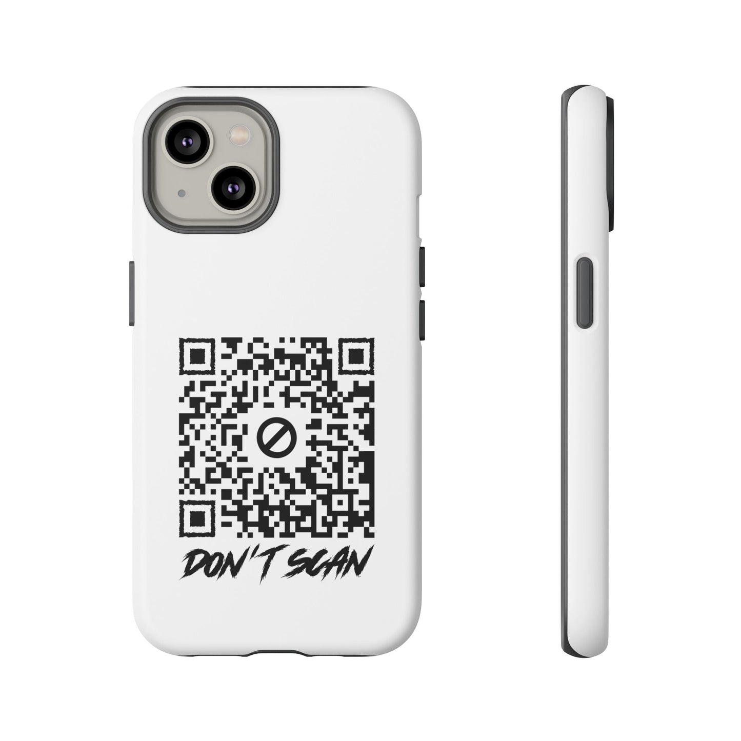 Don't Scan – Tough Case – White - QR NATION