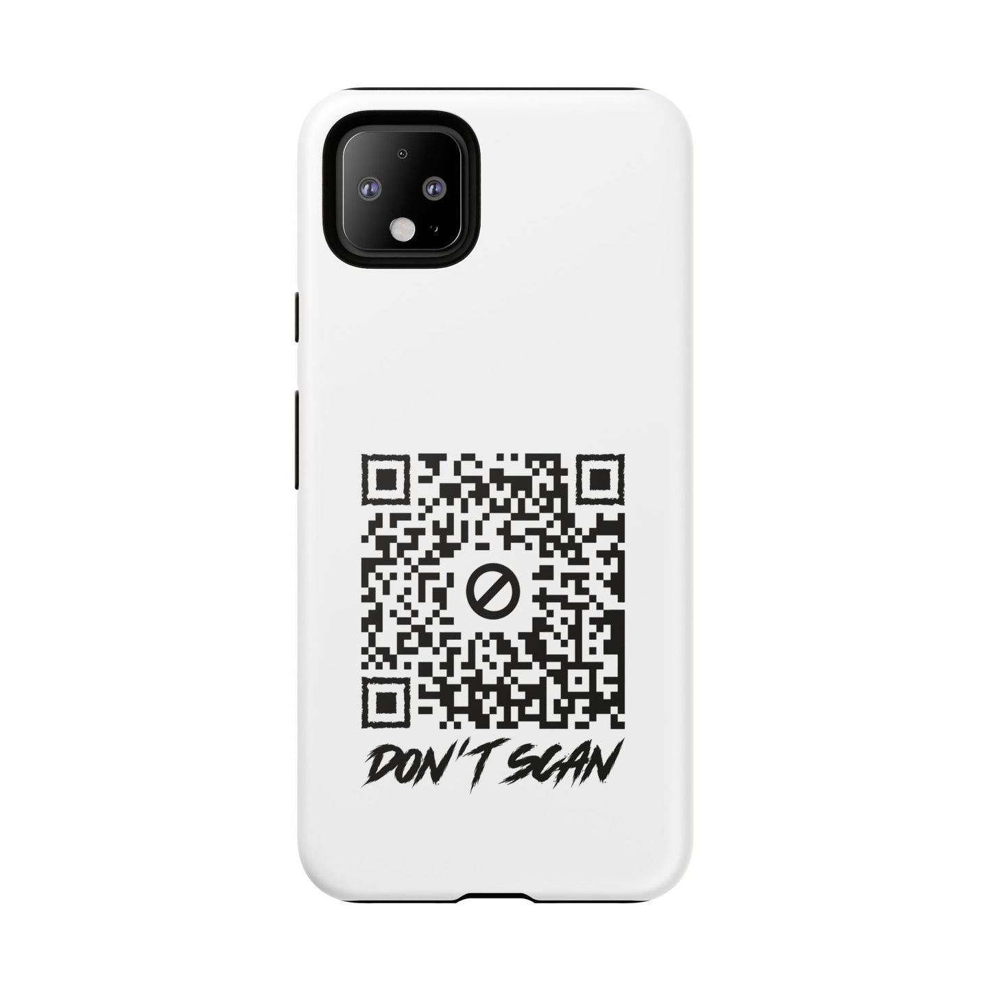 Don't Scan – Tough Case – White - QR NATION