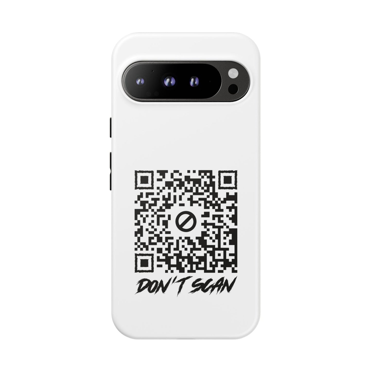 Don't Scan – Tough Case – White - QR NATION