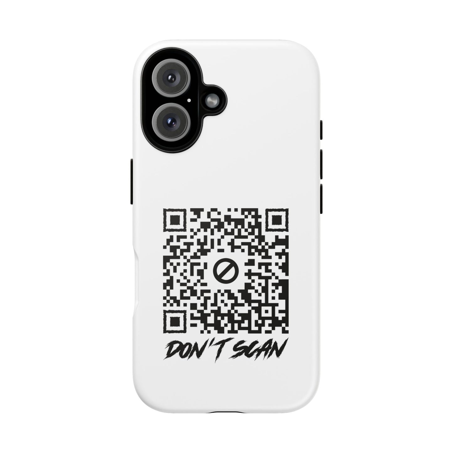Don't Scan – Tough Case – White - QR NATION
