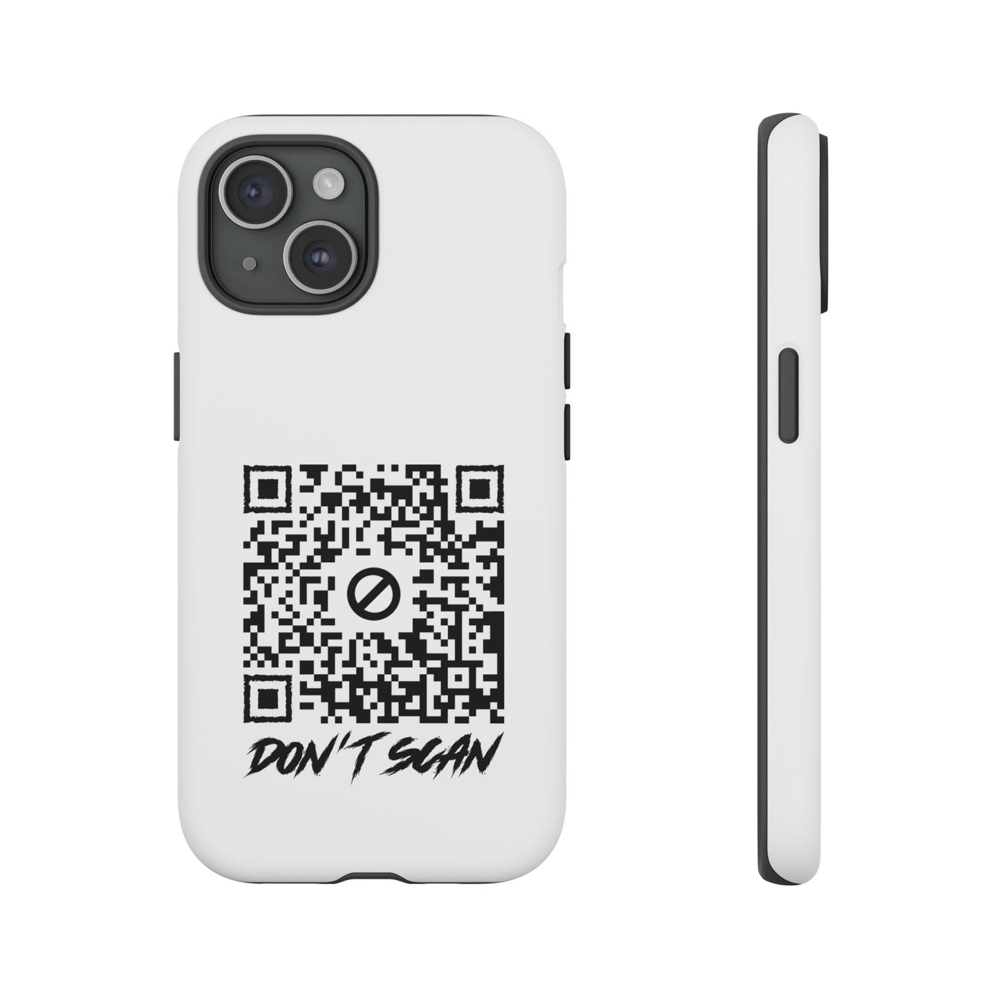 Don't Scan – Tough Case – White - QR NATION