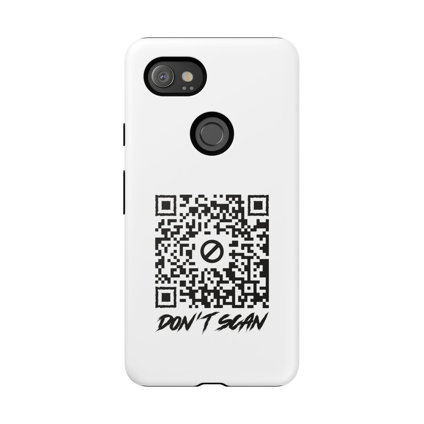 Don't Scan – Tough Case – White - QR NATION