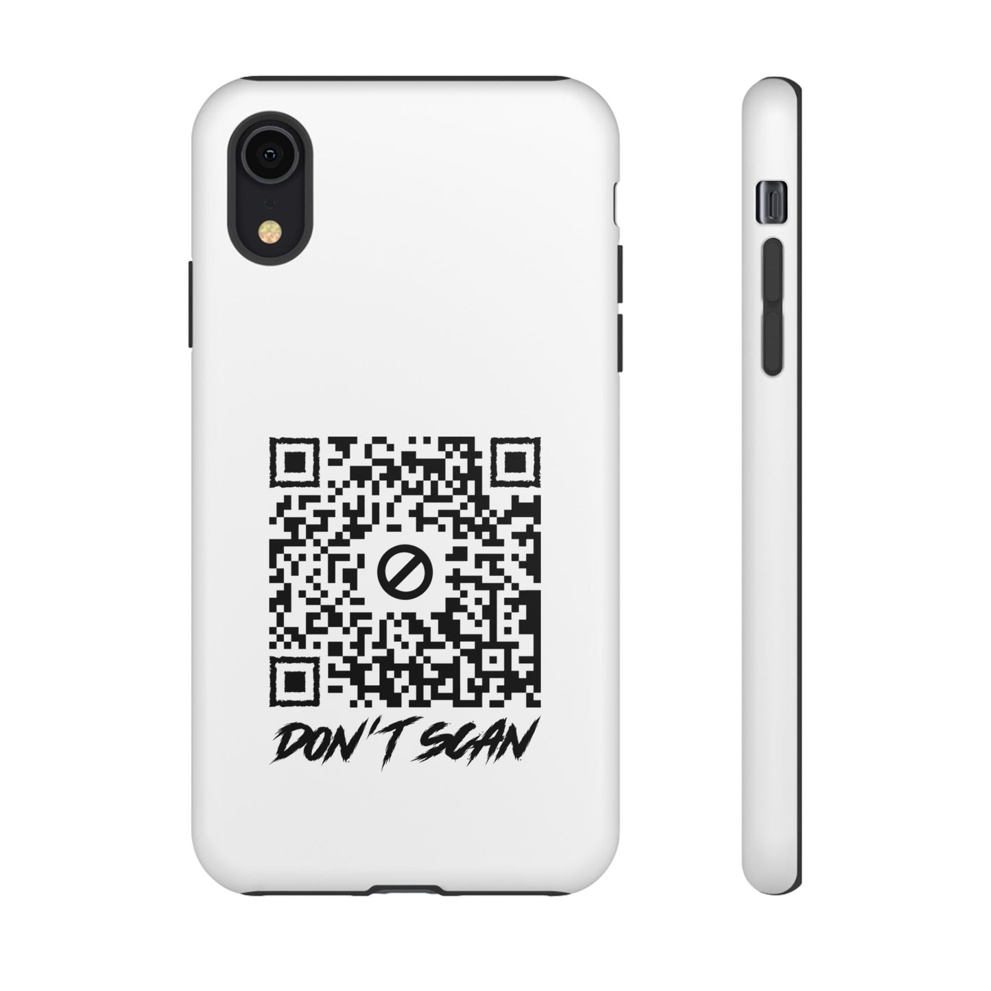 Don't Scan – Tough Case – White - QR NATION
